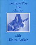 Book cover: Elaine Barker - Learn to Play the Guitar (Book One).